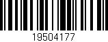 Código de barras (EAN, GTIN, SKU, ISBN): '19504177'