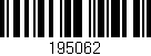 Código de barras (EAN, GTIN, SKU, ISBN): '195062'