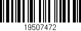 Código de barras (EAN, GTIN, SKU, ISBN): '19507472'