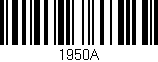 Código de barras (EAN, GTIN, SKU, ISBN): '1950A'