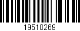 Código de barras (EAN, GTIN, SKU, ISBN): '19510269'