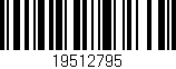 Código de barras (EAN, GTIN, SKU, ISBN): '19512795'
