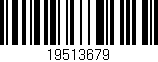 Código de barras (EAN, GTIN, SKU, ISBN): '19513679'