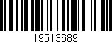 Código de barras (EAN, GTIN, SKU, ISBN): '19513689'