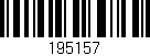 Código de barras (EAN, GTIN, SKU, ISBN): '195157'