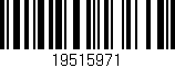 Código de barras (EAN, GTIN, SKU, ISBN): '19515971'