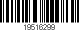 Código de barras (EAN, GTIN, SKU, ISBN): '19516299'
