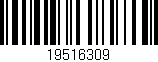 Código de barras (EAN, GTIN, SKU, ISBN): '19516309'