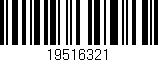 Código de barras (EAN, GTIN, SKU, ISBN): '19516321'