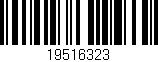 Código de barras (EAN, GTIN, SKU, ISBN): '19516323'