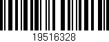 Código de barras (EAN, GTIN, SKU, ISBN): '19516328'