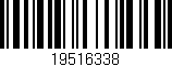 Código de barras (EAN, GTIN, SKU, ISBN): '19516338'