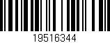 Código de barras (EAN, GTIN, SKU, ISBN): '19516344'