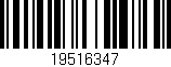 Código de barras (EAN, GTIN, SKU, ISBN): '19516347'