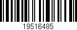 Código de barras (EAN, GTIN, SKU, ISBN): '19516485'