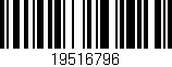 Código de barras (EAN, GTIN, SKU, ISBN): '19516796'
