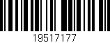 Código de barras (EAN, GTIN, SKU, ISBN): '19517177'