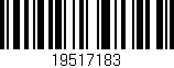 Código de barras (EAN, GTIN, SKU, ISBN): '19517183'