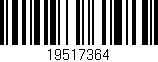 Código de barras (EAN, GTIN, SKU, ISBN): '19517364'