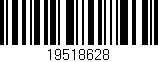 Código de barras (EAN, GTIN, SKU, ISBN): '19518628'
