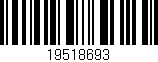 Código de barras (EAN, GTIN, SKU, ISBN): '19518693'