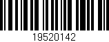 Código de barras (EAN, GTIN, SKU, ISBN): '19520142'