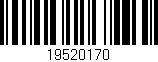 Código de barras (EAN, GTIN, SKU, ISBN): '19520170'