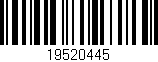 Código de barras (EAN, GTIN, SKU, ISBN): '19520445'
