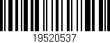 Código de barras (EAN, GTIN, SKU, ISBN): '19520537'
