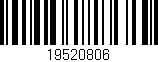 Código de barras (EAN, GTIN, SKU, ISBN): '19520806'