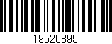 Código de barras (EAN, GTIN, SKU, ISBN): '19520895'