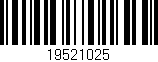 Código de barras (EAN, GTIN, SKU, ISBN): '19521025'