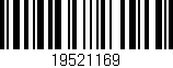 Código de barras (EAN, GTIN, SKU, ISBN): '19521169'