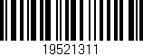 Código de barras (EAN, GTIN, SKU, ISBN): '19521311'