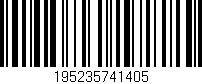 Código de barras (EAN, GTIN, SKU, ISBN): '195235741405'