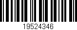 Código de barras (EAN, GTIN, SKU, ISBN): '19524346'