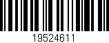 Código de barras (EAN, GTIN, SKU, ISBN): '19524611'