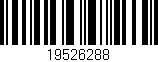 Código de barras (EAN, GTIN, SKU, ISBN): '19526288'