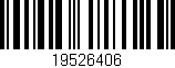 Código de barras (EAN, GTIN, SKU, ISBN): '19526406'