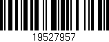Código de barras (EAN, GTIN, SKU, ISBN): '19527957'