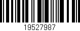 Código de barras (EAN, GTIN, SKU, ISBN): '19527987'