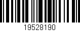 Código de barras (EAN, GTIN, SKU, ISBN): '19528190'