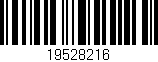 Código de barras (EAN, GTIN, SKU, ISBN): '19528216'
