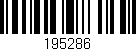 Código de barras (EAN, GTIN, SKU, ISBN): '195286'