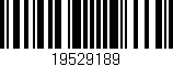 Código de barras (EAN, GTIN, SKU, ISBN): '19529189'