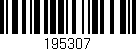 Código de barras (EAN, GTIN, SKU, ISBN): '195307'