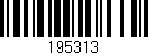 Código de barras (EAN, GTIN, SKU, ISBN): '195313'