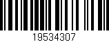 Código de barras (EAN, GTIN, SKU, ISBN): '19534307'