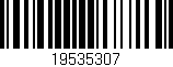 Código de barras (EAN, GTIN, SKU, ISBN): '19535307'
