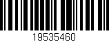 Código de barras (EAN, GTIN, SKU, ISBN): '19535460'